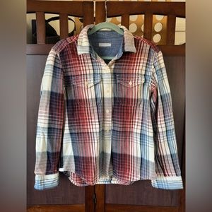 OUTERKNOWN women’s blanket shirt flannel - size XS/S